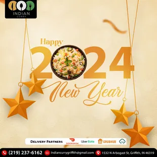 Spice up your New Year with warm wishes and flavorful celebrations! Happy New Year from #IndiaCurry!

#happynewyear #newyear #NewYear2024