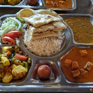 I&apos;m feeling nostalgic with their Thali plate.  May better times lie ahead again.