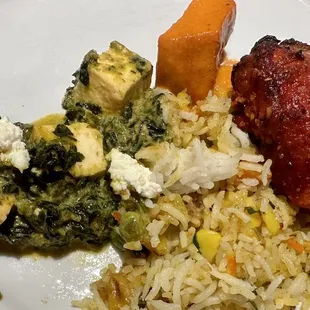 Buffet items! Delicious