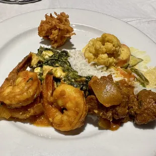 Some of the buffet items! Yum!