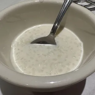Rice pudding