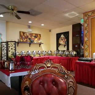 Hot buffet items