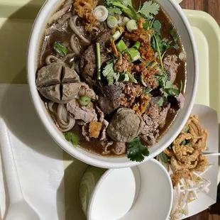 Boat noodle soup 13$