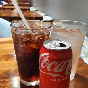 Cold coke with ice! Awesome!