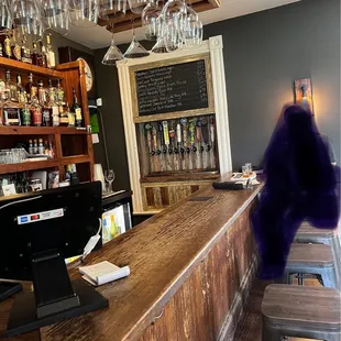 Quaint bar area - don't let the ghost scare you, he belongs to me