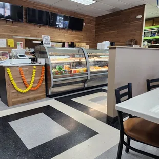 Order and pay at the counter.