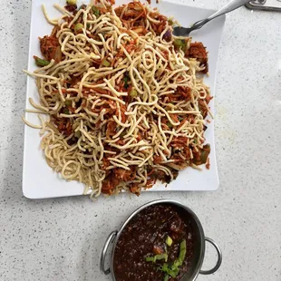 Triple Schezwan Fried Rice