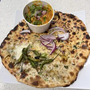 Amritsari Kulcha with Choley