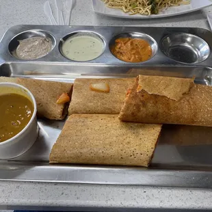 Amazing "chicken wrap". :-)