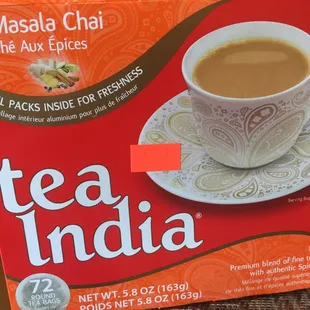Masala chai tea