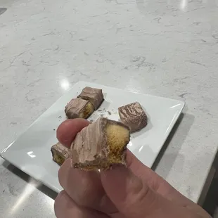 Gross expired Cadbury crunchie bar