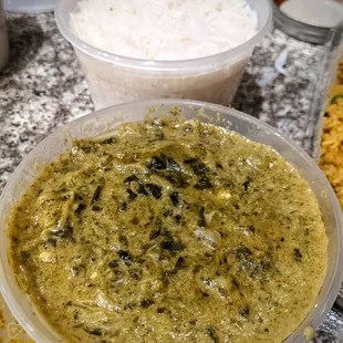 Saag paneer. Delish!