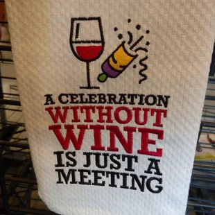 a celebration without wine is just a meeting