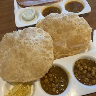 a plate of food on a table