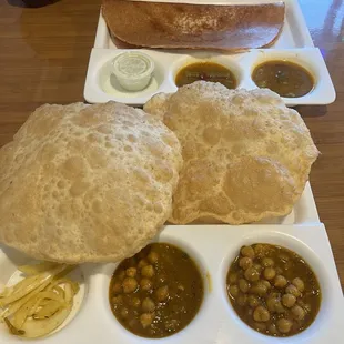 a plate of food on a table