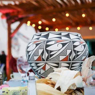 Unique Native American surroundings and decor.