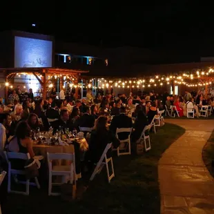 An evening gala in the beautiful IPCC courtyard