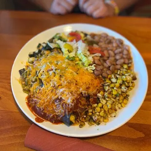 Blue Corn Enchiladas