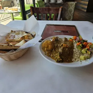 Lunch rice bowl: lamb karma