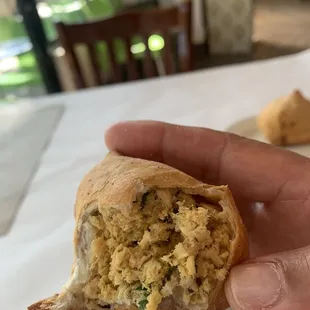 Chicken Samosa, largest I've ever seen.