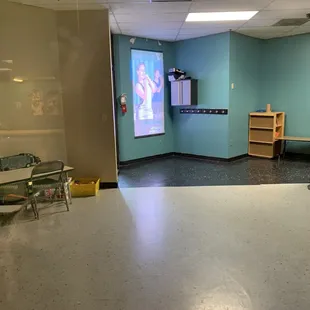 Downstairs area where the younger children can play.