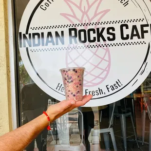 Space Fruit!  What is that?  Come check us out and we'll give you a free sample.  Blastoff!