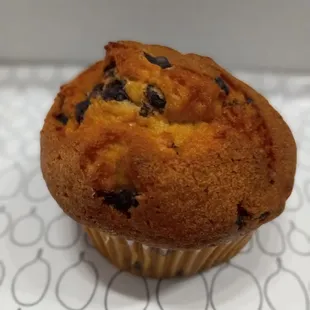 Muffins - chocolate chocolate chip, chocolate chip, blueberry, banana nut and apple cinnamon.  Also have gluten free blueberry.