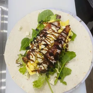 Breakfast Veggie Wrap