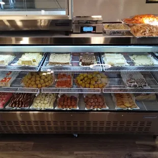 food, donuts, dough desserts