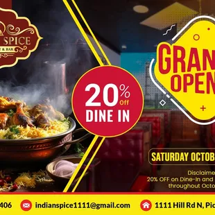 Please join us on Saturday for Grand Opening