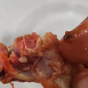 Raw chicken