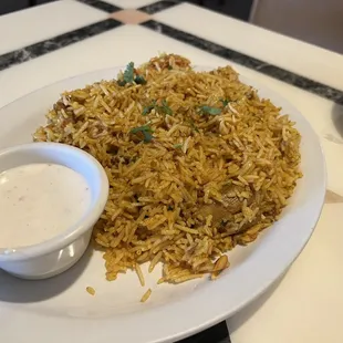 Chicken biryani taste just like the ones I had in Singapore