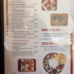 menu, sushi and sashimi