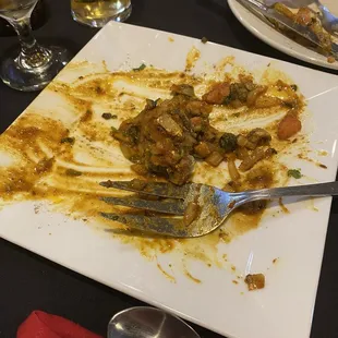 Chickpea covered samosas