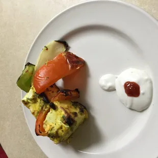 Trying out the pairing for the wine tasting