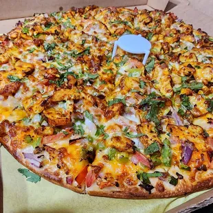 Chicken tikka masala pizza