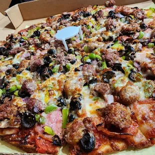 Large combination pizza