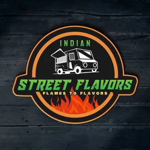 the logo for indian street flavors