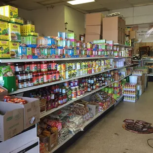 First aisle when walking thru front door