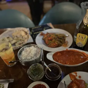 Butter chicken and Tandoori Chicken