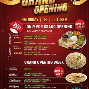grand opening flyer