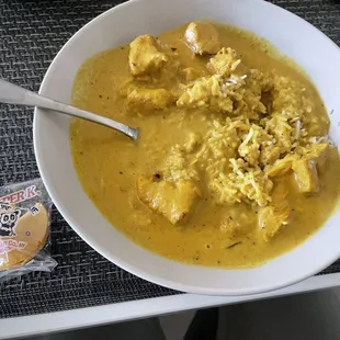 Mango chicken curry
