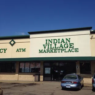 the front of the store