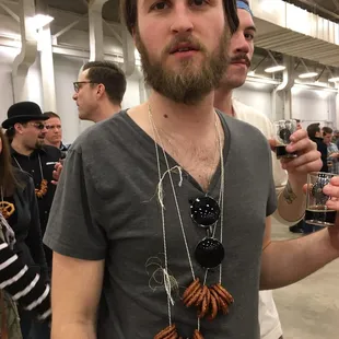 Scavenger hunt: pretzel necklace