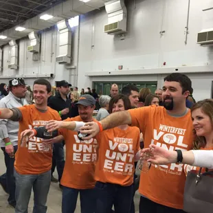 The volunteers are empty