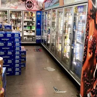 the inside of a grocery store