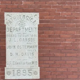Pathological Department Sign
