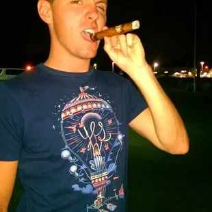 The cigar table provided some post-party entertainment. We are not pros by any means, but loved the picture opt.