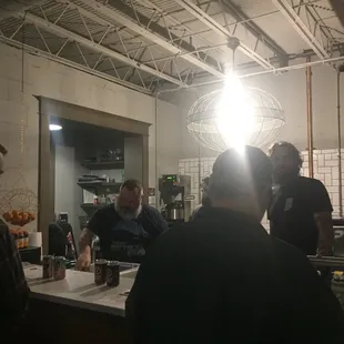 Brewery masters serving it up!