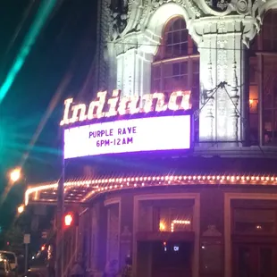 Marquis on the evening of a showing of Purple Rain shortly after Prince passed away